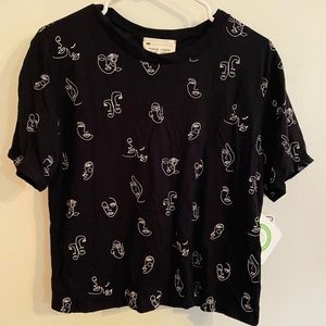 Abstract loose t-shirt